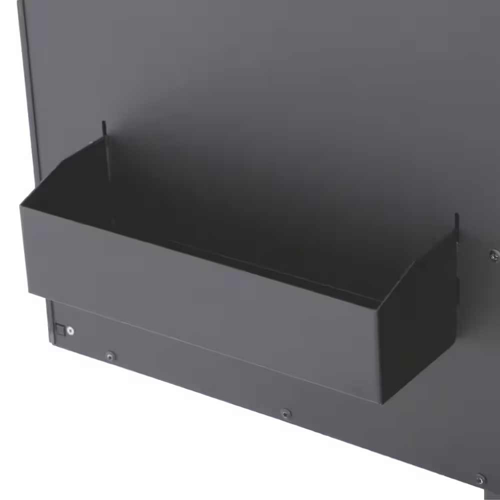 61 In. W X 26 In. D Heavy Duty 10-Drawer 1-Door Mobile Workbench with Hardwood Top, Pegboard and Shelf in Matte Black - Image 11