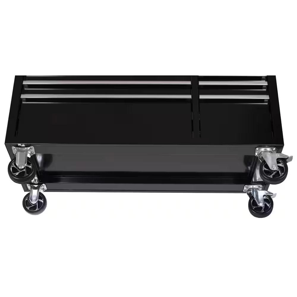 Modular Tool Storage 52 In. W X 20 In. D Standard Duty Black Mobile Workbench Cabinet - Image 8