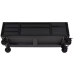 Heavy-Duty 61 In. W X 23 In. D 15-Drawer Matte Black Mobile Workbench Cabinet with Solid Wood Top - Image 5