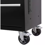 Modular Tool Storage 52 In. W X 20 In. D Standard Duty Black Mobile Workbench Cabinet - Image 15